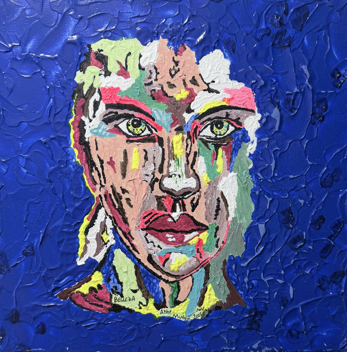 BELLEZA – BEAUTY, Acrílico sobre lienzo, 30 × 30 cm