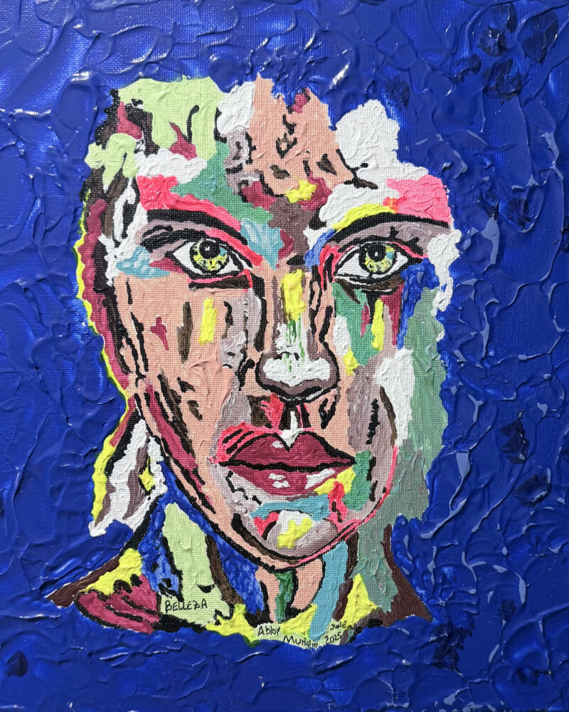 BELLEZA – BEAUTY, Acrílico sobre lienzo, 30 × 30 cm