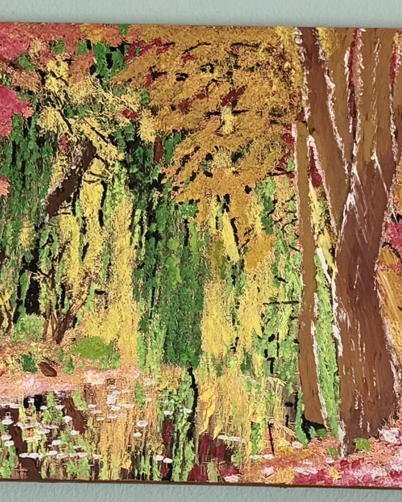 EL SENDERO DE OTOÑO (Óleo), Óleo sobre lienzo, 120 × 75 cm