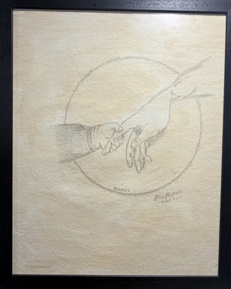 MANOS (TECNICA LAPIZ PUNTA DE PLATA) inspiracion renacentista, Dibujo con Punta de Plata, 45 × 55 cm