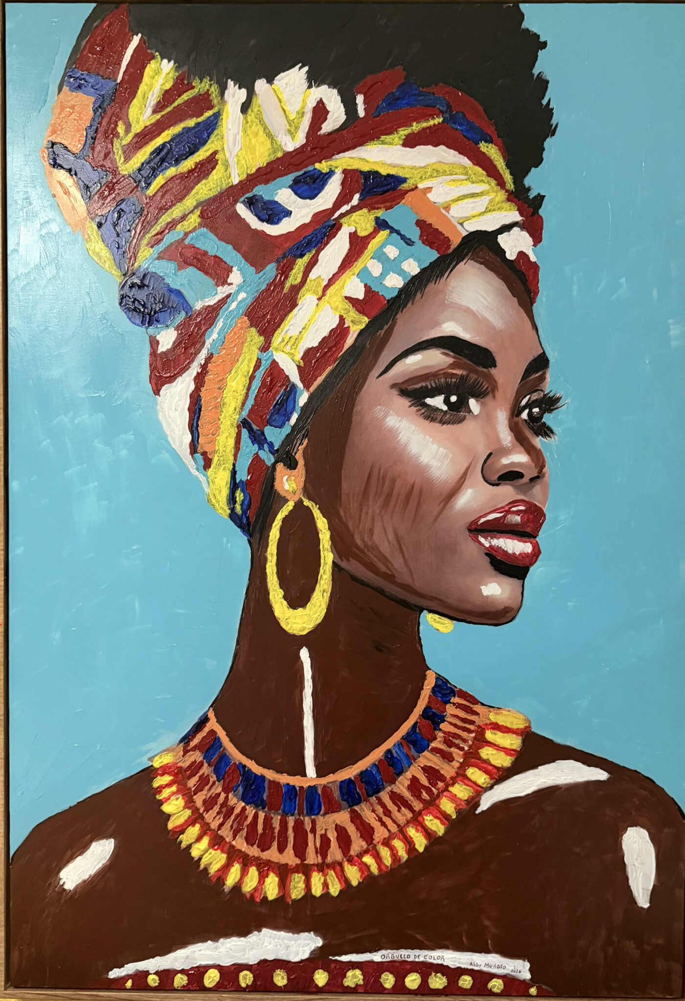 ORGULLO DE COLOR, Acrílico sobre lienzo, 68 × 98 cm